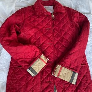 Burberry little girls quilted jacket